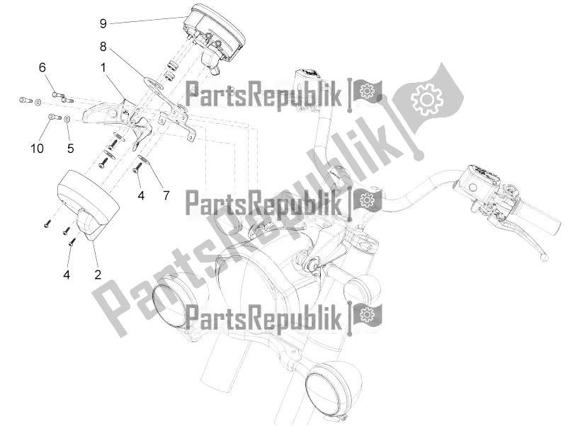 Toutes les pièces pour le Instruments du Moto-Guzzi California 1400 Corazzieri ABS Zgukdh0 2017