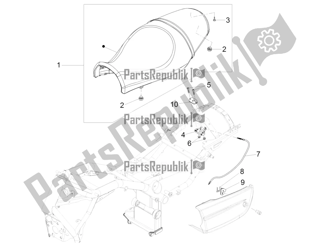 Toutes les pièces pour le Selle du Moto-Guzzi California 1400 Custom ABS USA 2016