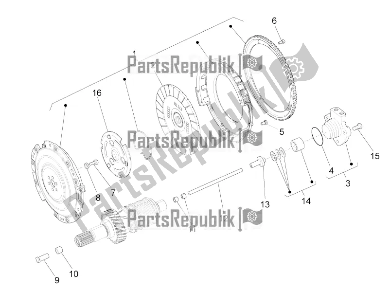 Toutes les pièces pour le Embrayage du Moto-Guzzi California 1400 Touring ABS 2018