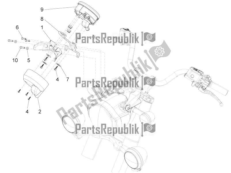 Toutes les pièces pour le Instruments du Moto-Guzzi California 1400 Touring ABS 2019