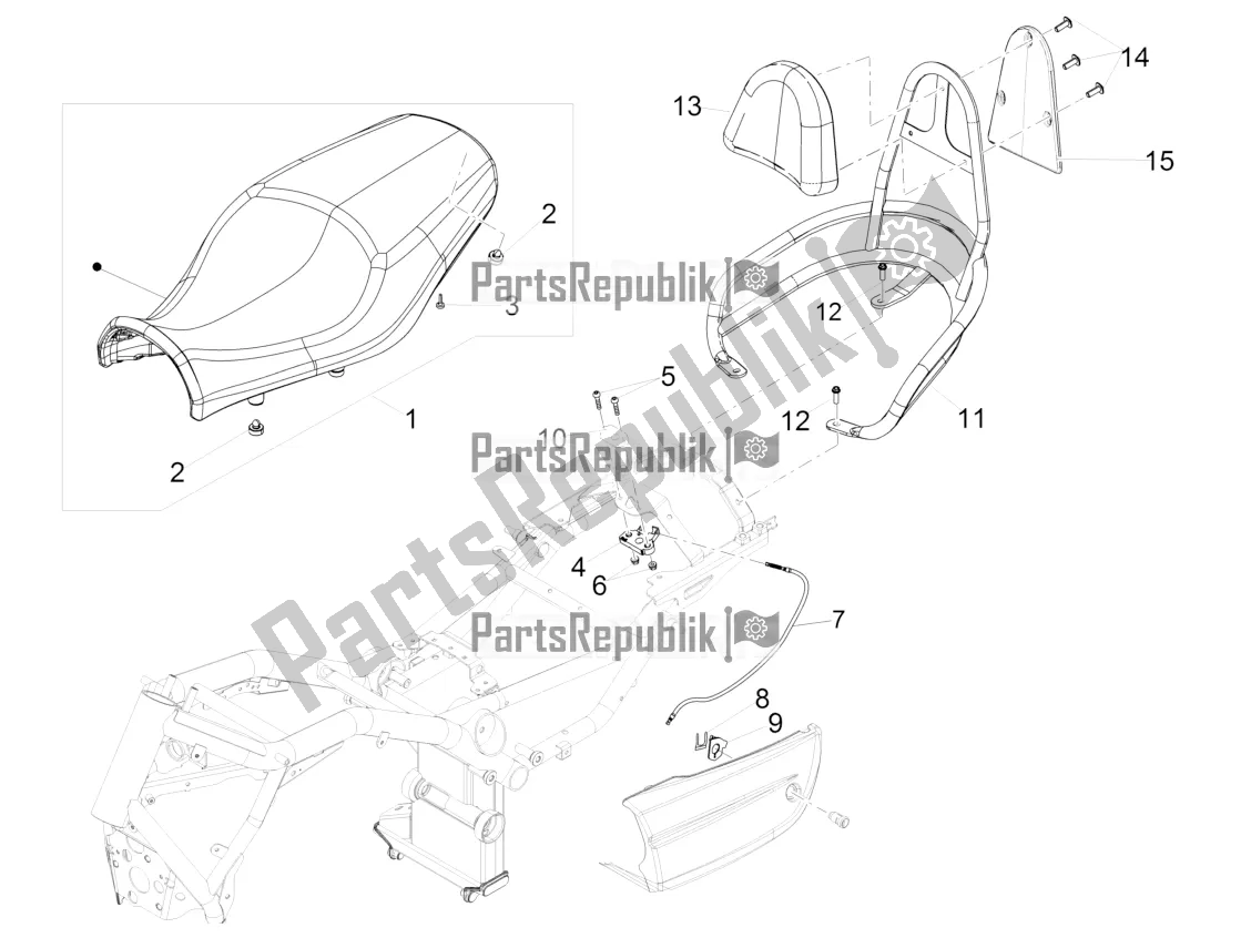 Toutes les pièces pour le Selle du Moto-Guzzi California 1400 Touring ABS 2019