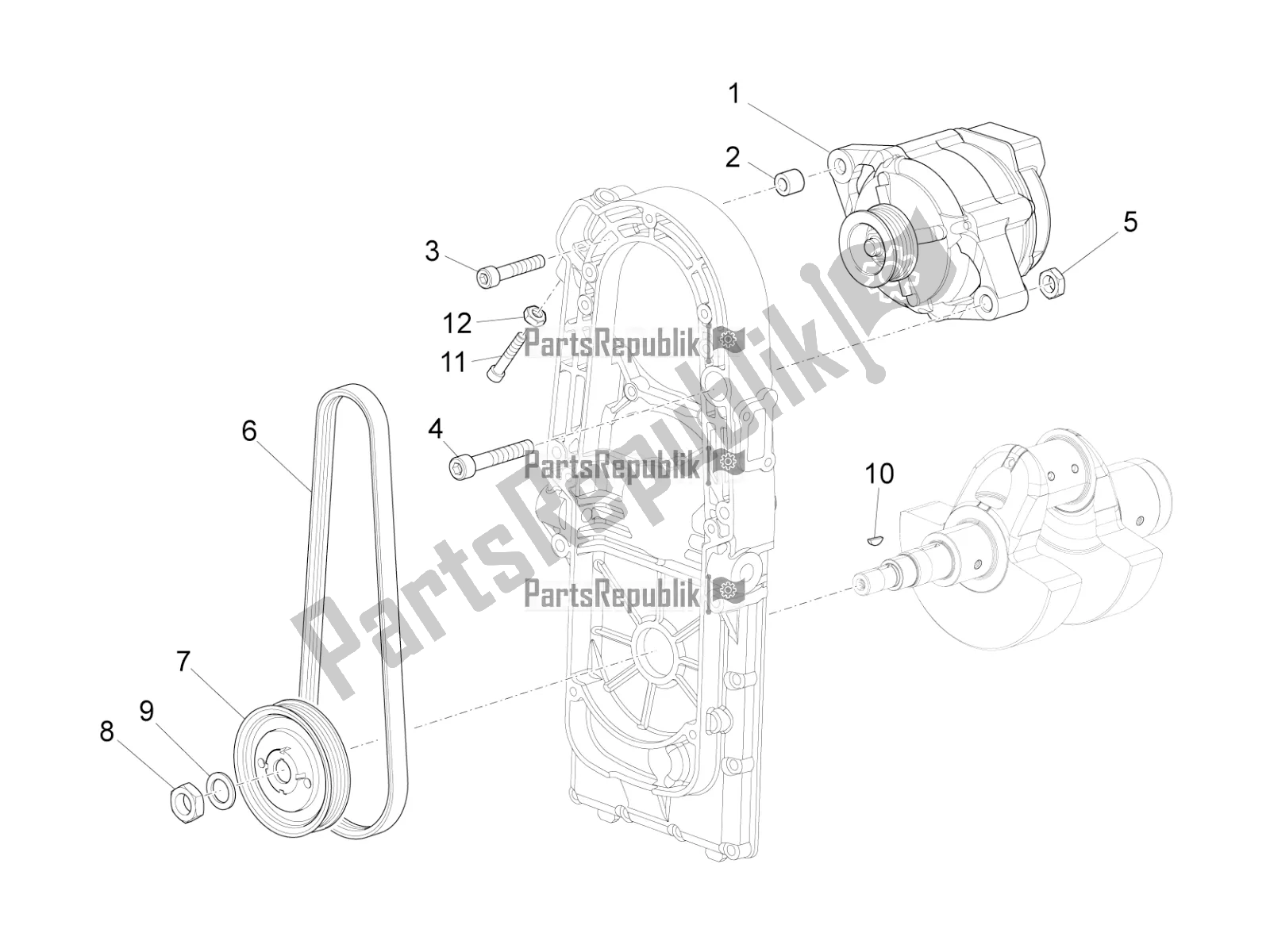 Toutes les pièces pour le Unité Magnéto Assy / Allumage Cdi du Moto-Guzzi California 1400 Touring ABS 2020