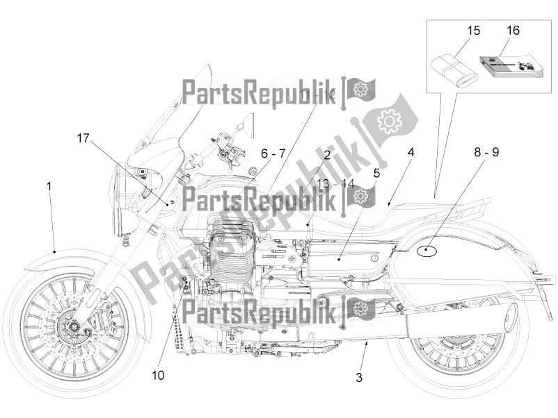 Toutes les pièces pour le Décalque du Moto-Guzzi California 1400 Touring ABS 2020