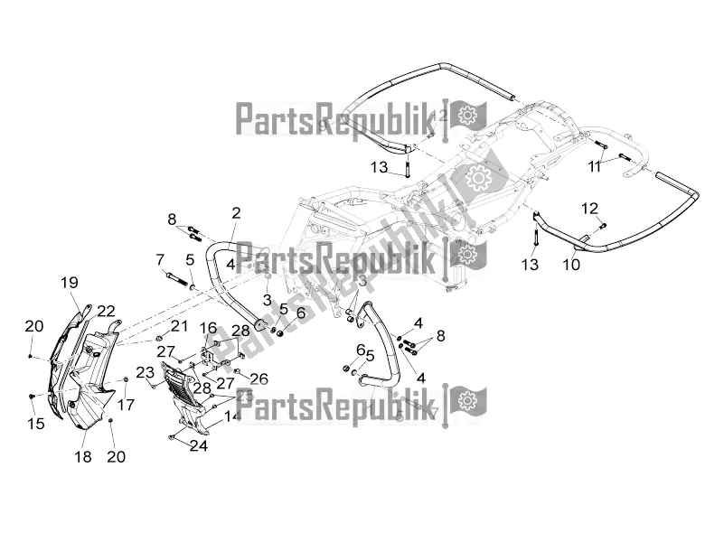 Tutte le parti per il Protezione del Moto-Guzzi California 1400 Touring ABS 2020