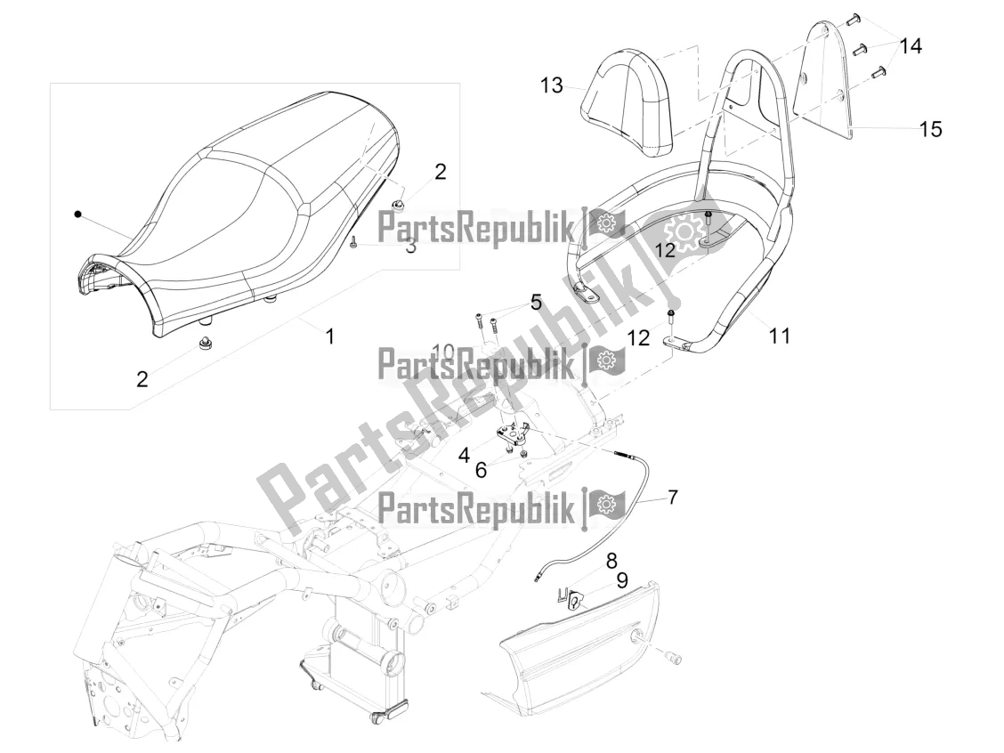 Tutte le parti per il Sella del Moto-Guzzi California 1400 Touring ABS 2021