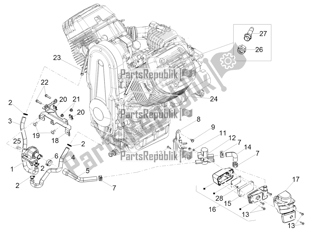 Todas las partes para Aire Secundario de Moto-Guzzi California 1400 Touring ABS 2021