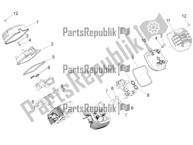 Toutes les pièces pour le Couverture De Tête du Moto-Guzzi California 1400 Touring ABS Apac 2018