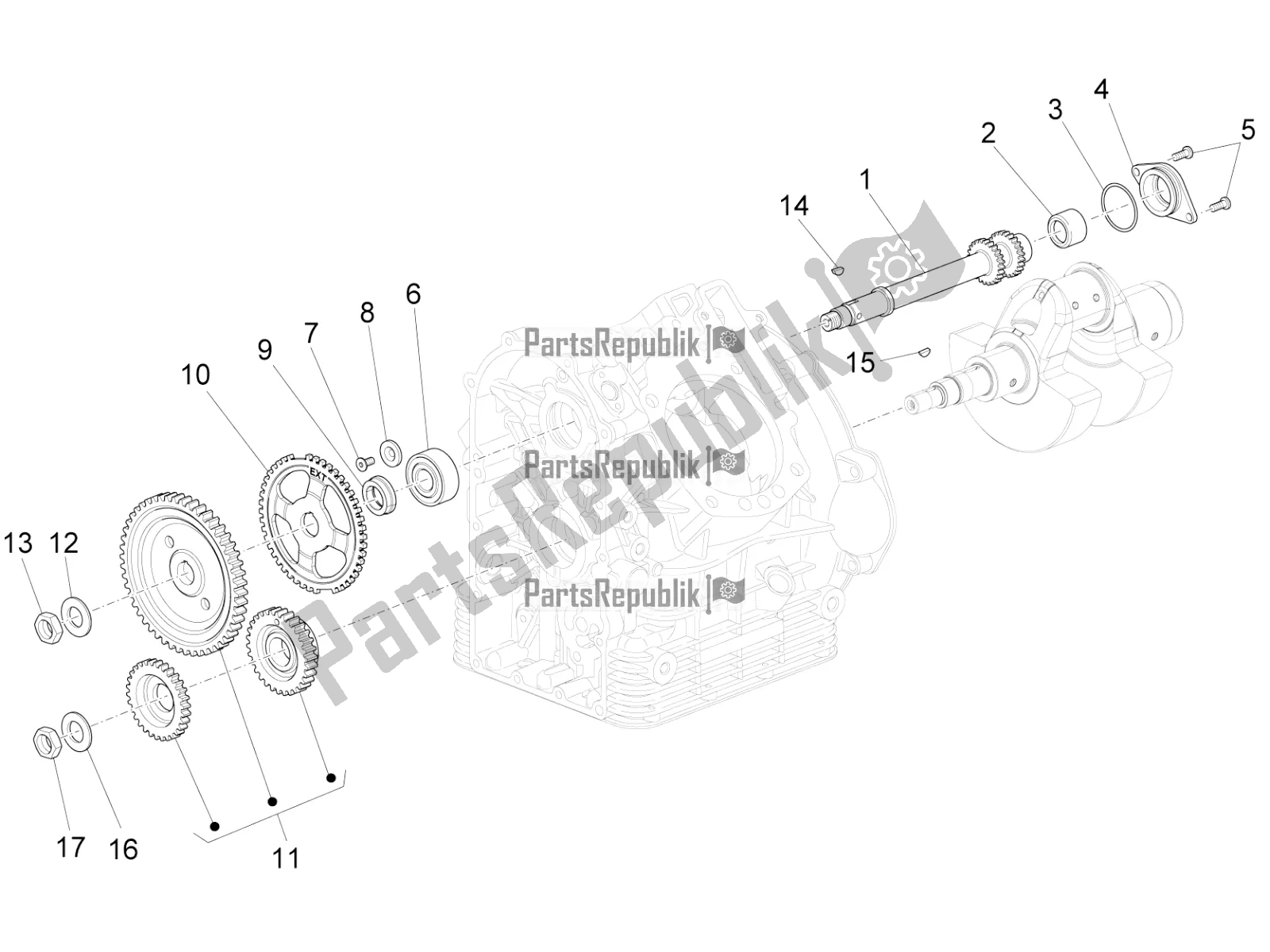 Alle onderdelen voor de Timing Systeem van de Moto-Guzzi California 1400 Touring ABS Apac 2018