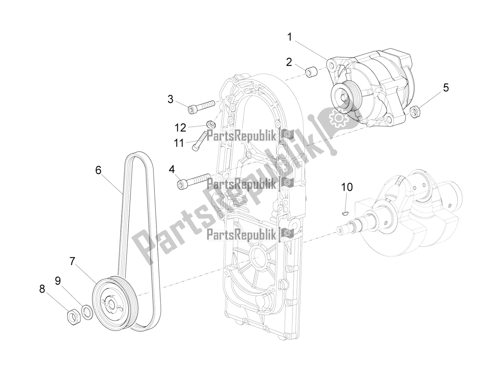 Todas las partes para Cdi Magneto Assy / Unidad De Encendido de Moto-Guzzi California 1400 Touring ABS Apac 2019