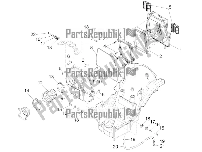 Toutes les pièces pour le Boite D'air du Moto-Guzzi California 1400 Touring ABS Apac 2020