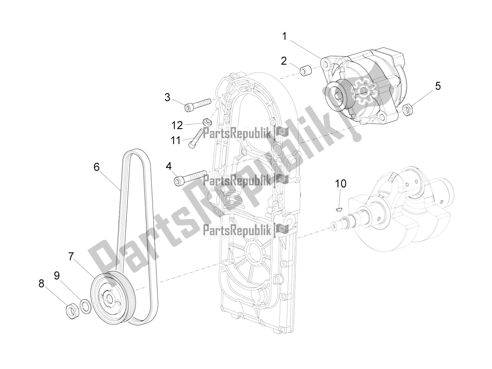 Toutes les pièces pour le Unité Magnéto Assy / Allumage Cdi du Moto-Guzzi California 1400 Touring ABS Apac 2020