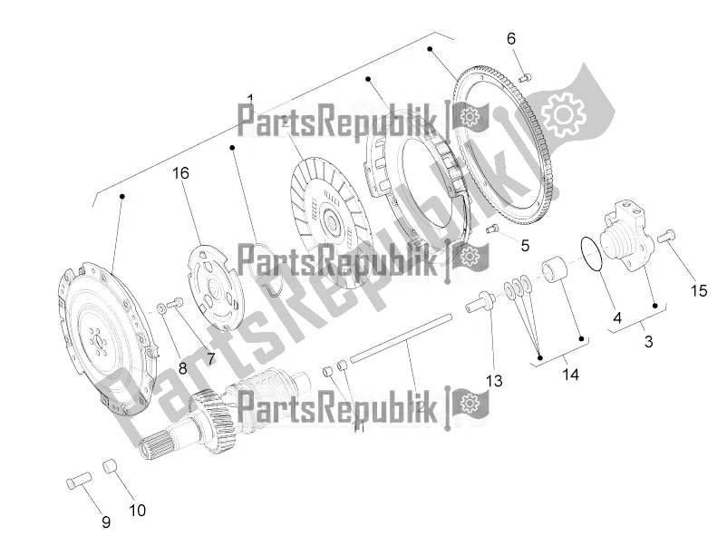 Todas las partes para Embrague de Moto-Guzzi California 1400 Touring ABS Apac 2020