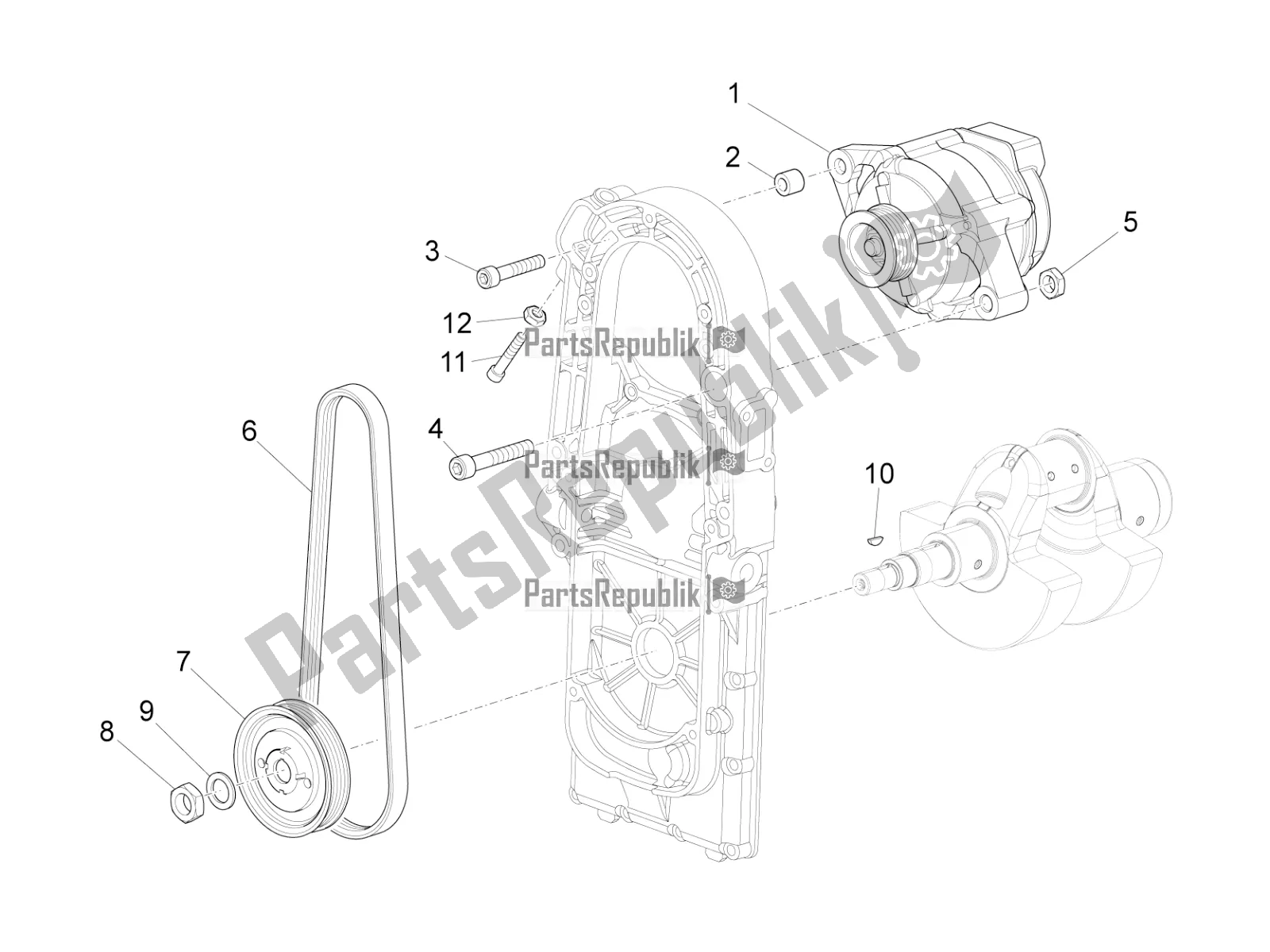 Todas las partes para Cdi Magneto Assy / Unidad De Encendido de Moto-Guzzi California 1400 Touring ABS Apac 2021