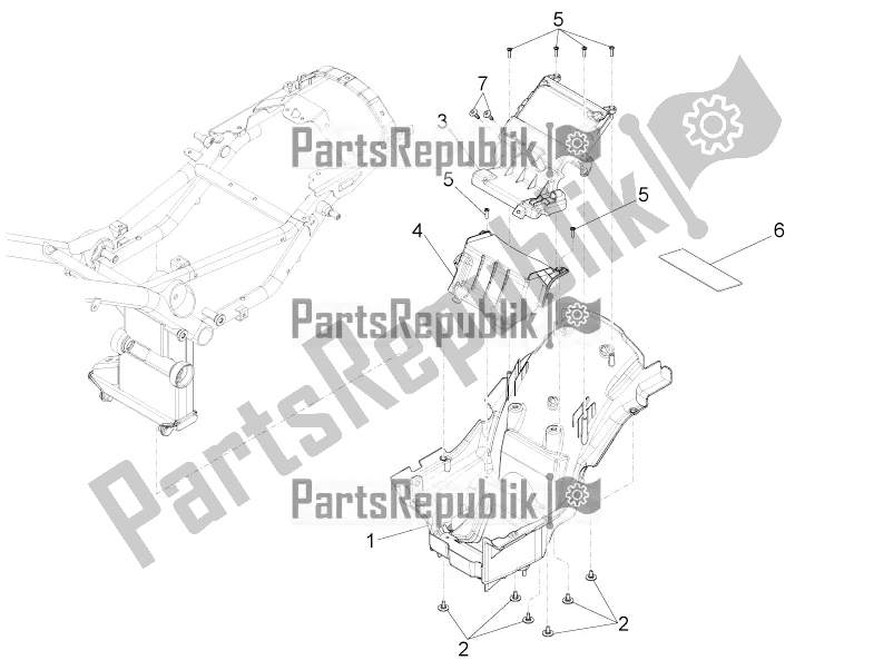 All parts for the Saddle Compartment of the Moto-Guzzi California 1400 Touring ABS Apac 2021