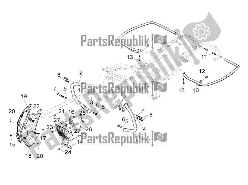 Alle onderdelen voor de Bescherming van de Moto-Guzzi California 1400 Touring ABS USA 2017