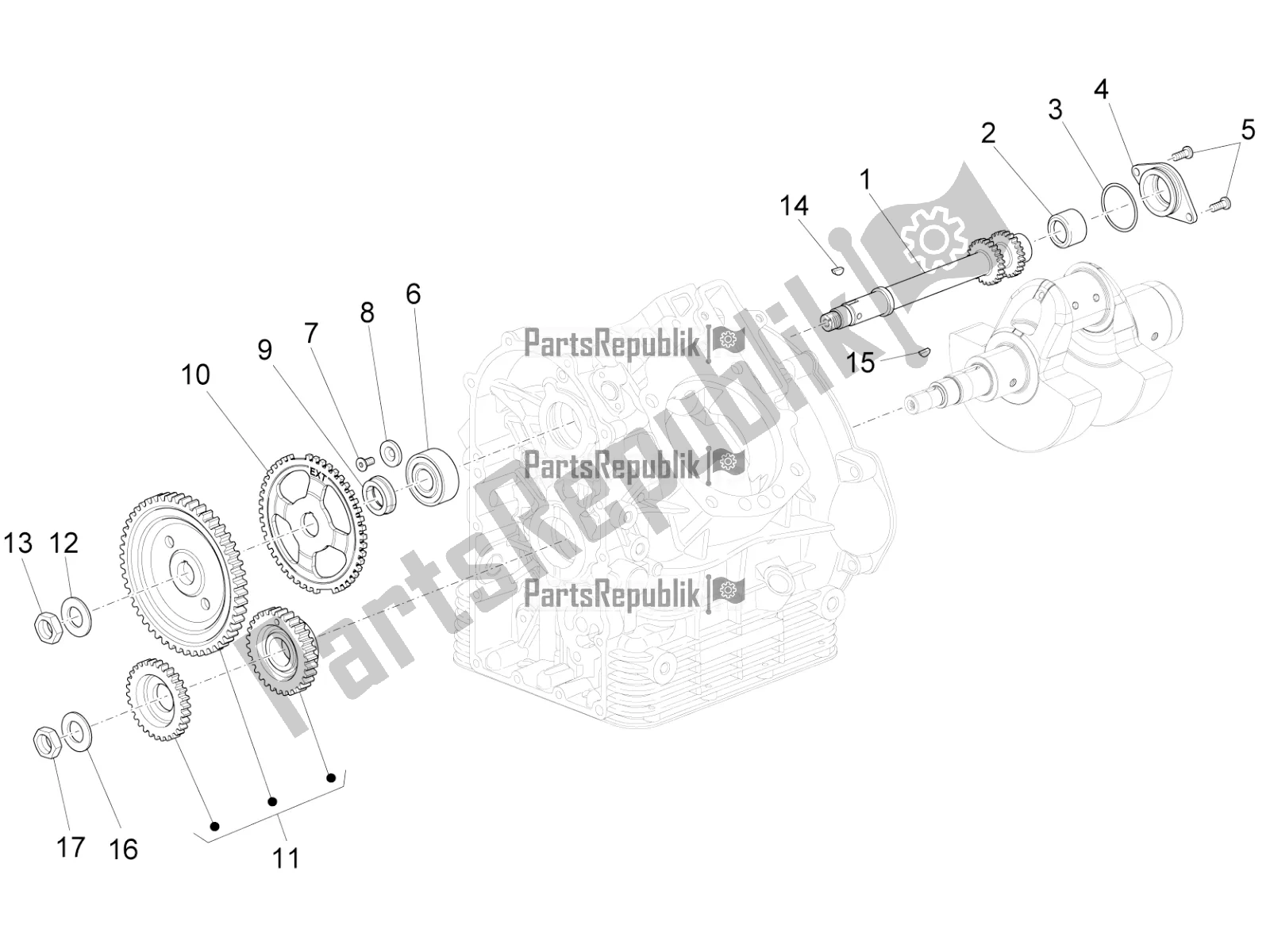 Alle onderdelen voor de Timing Systeem van de Moto-Guzzi California 1400 Touring ABS USA 2019
