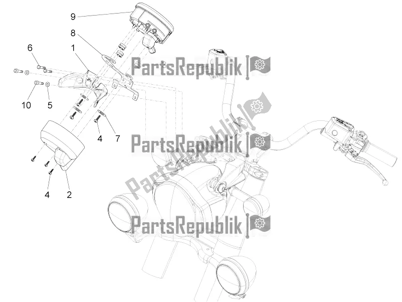 Todas las partes para Instrumentos de Moto-Guzzi California 1400 Touring ABS USA 2020