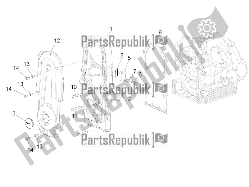 Toutes les pièces pour le Carters I du Moto-Guzzi California 1400 Touring SE ABS 2016