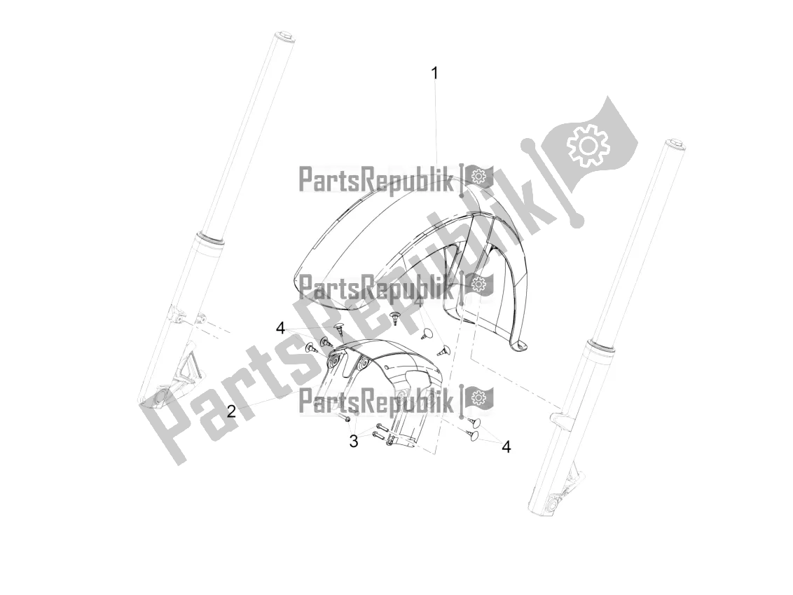 Wszystkie części do Przedni B? Otnik-s? Upek Moto-Guzzi Eldorado 1400 ABS 2016