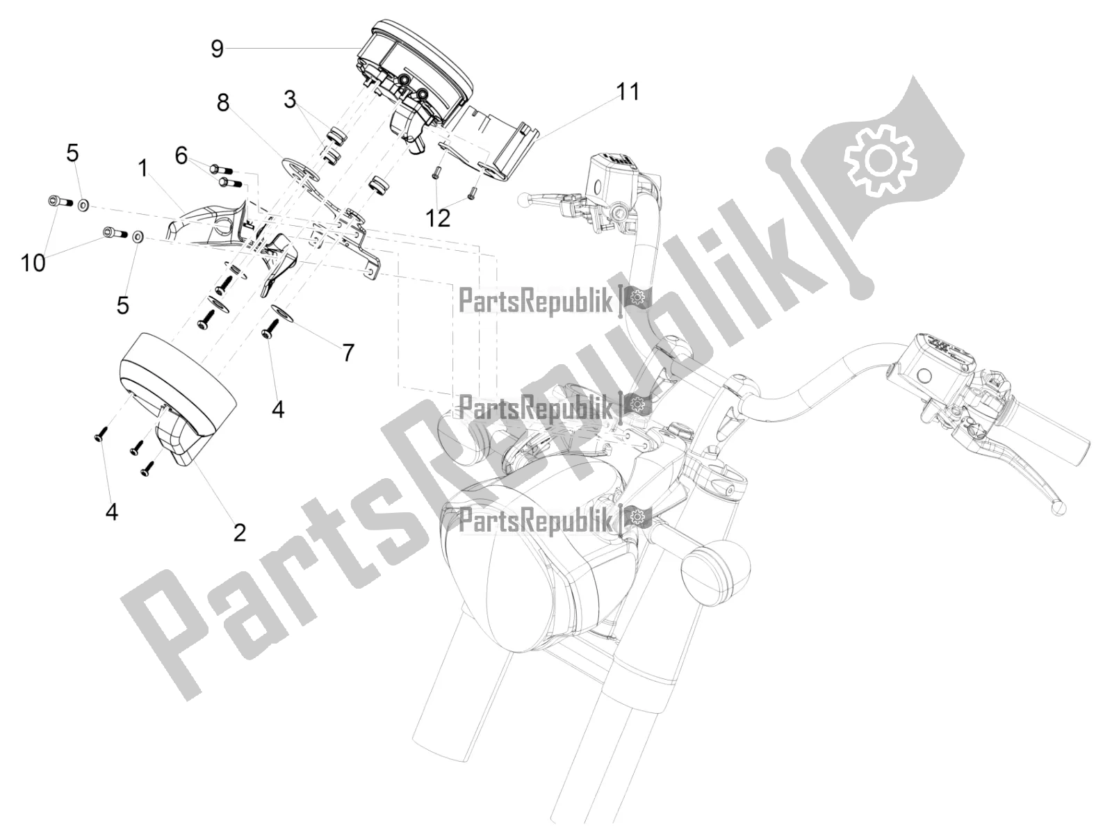 Wszystkie części do Instrumenty Moto-Guzzi Eldorado 1400 ABS 2016