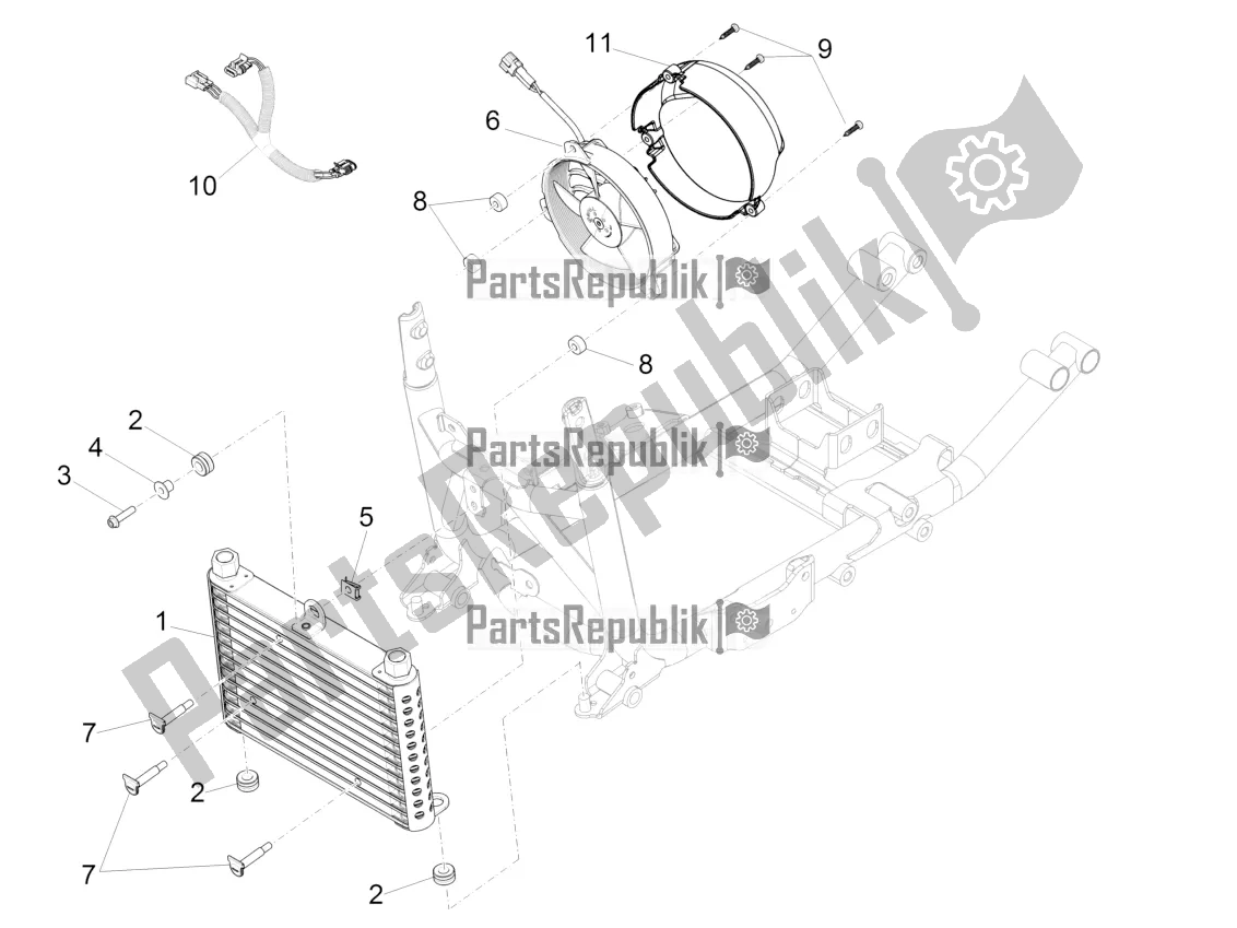 Wszystkie części do Ch? Odnica Oleju Moto-Guzzi Eldorado 1400 ABS 2016