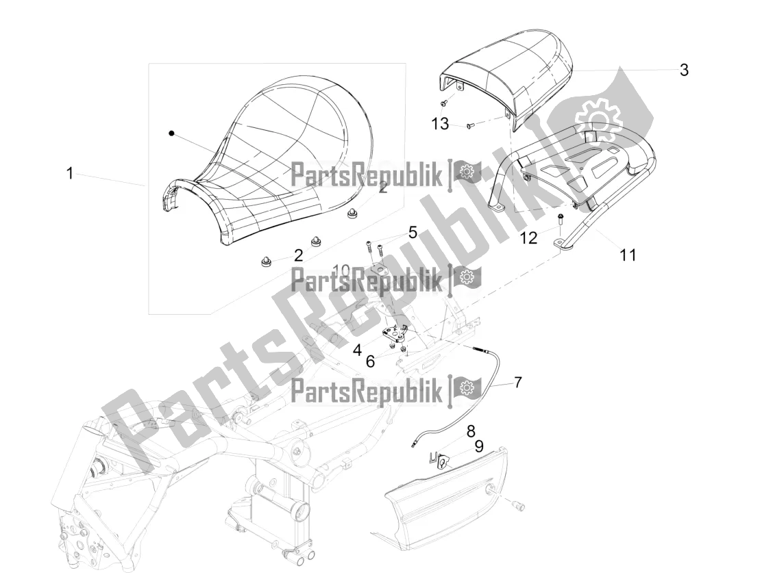 Wszystkie części do Siod? O Moto-Guzzi Eldorado 1400 ABS 2016