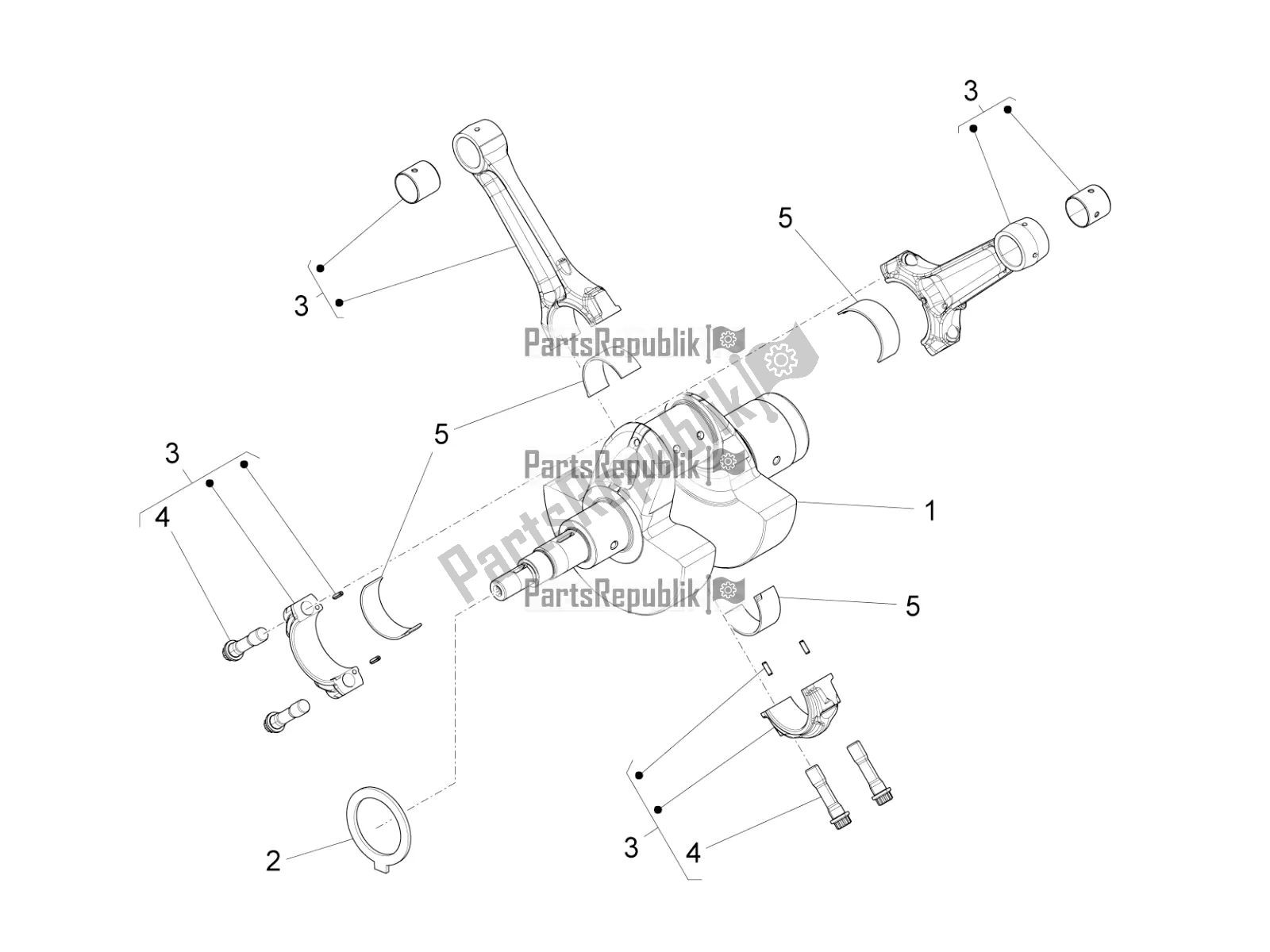 Toutes les pièces pour le Arbre De Transmission du Moto-Guzzi Eldorado 1400 ABS 2017