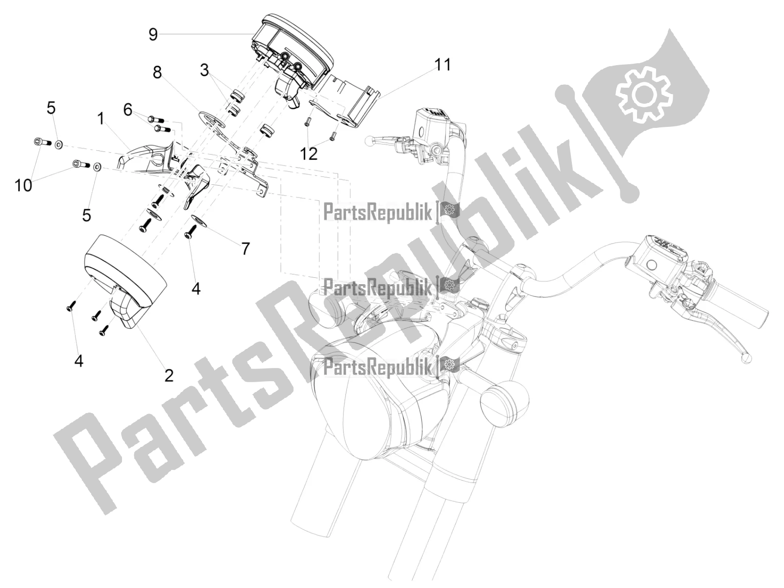 Toutes les pièces pour le Instruments du Moto-Guzzi Eldorado 1400 ABS 2017