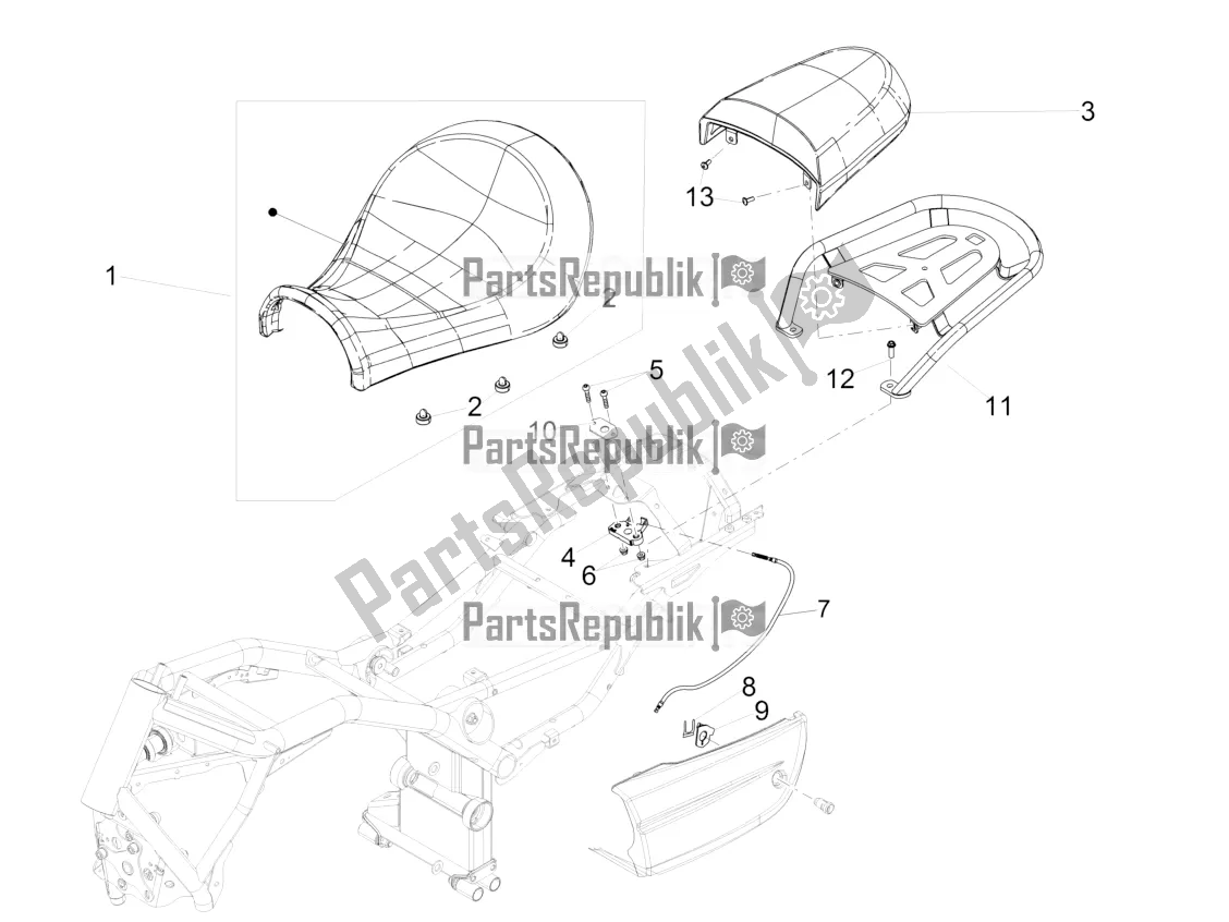 Toutes les pièces pour le Selle du Moto-Guzzi Eldorado 1400 ABS 2018