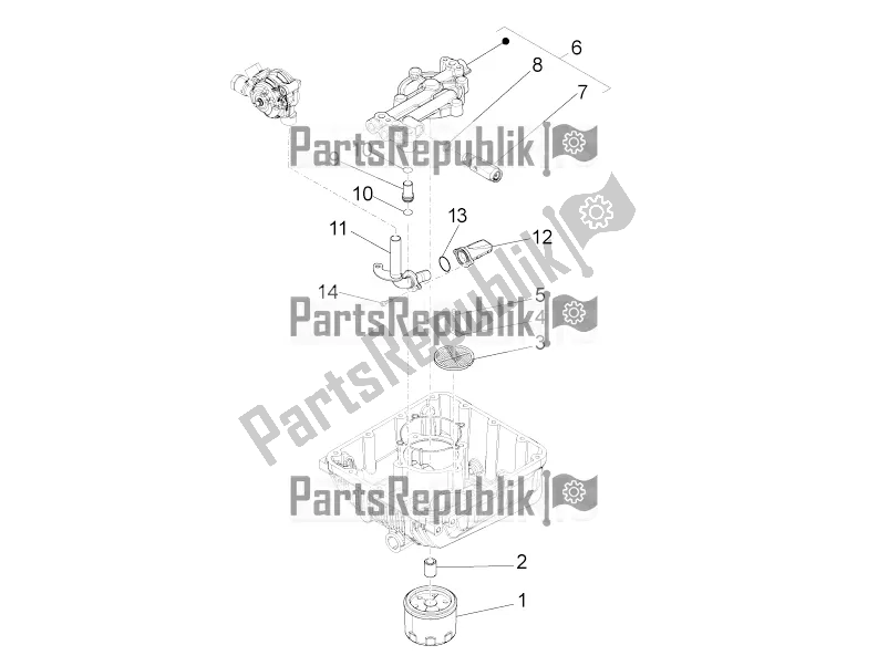 All parts for the Oil Filters of the Moto-Guzzi Eldorado 1400 ABS 2019