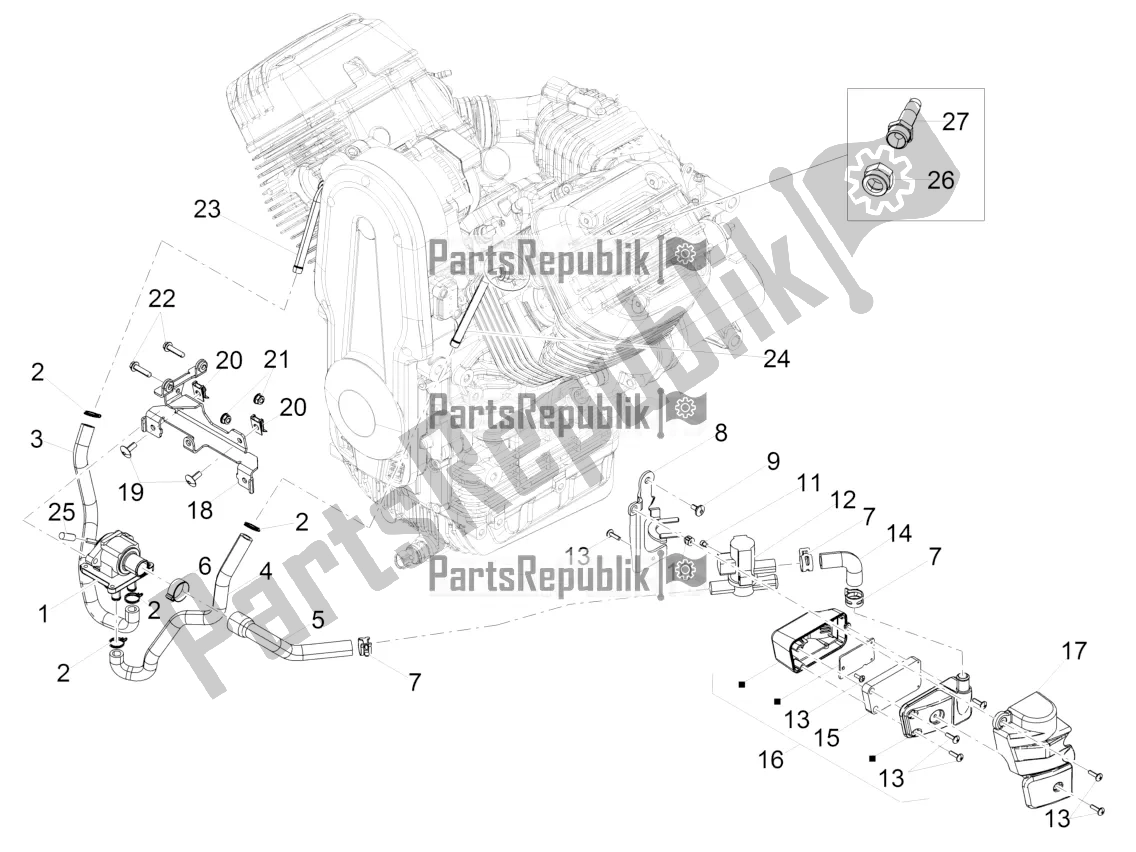 Toutes les pièces pour le Air Secondaire du Moto-Guzzi Eldorado 1400 ABS 2019