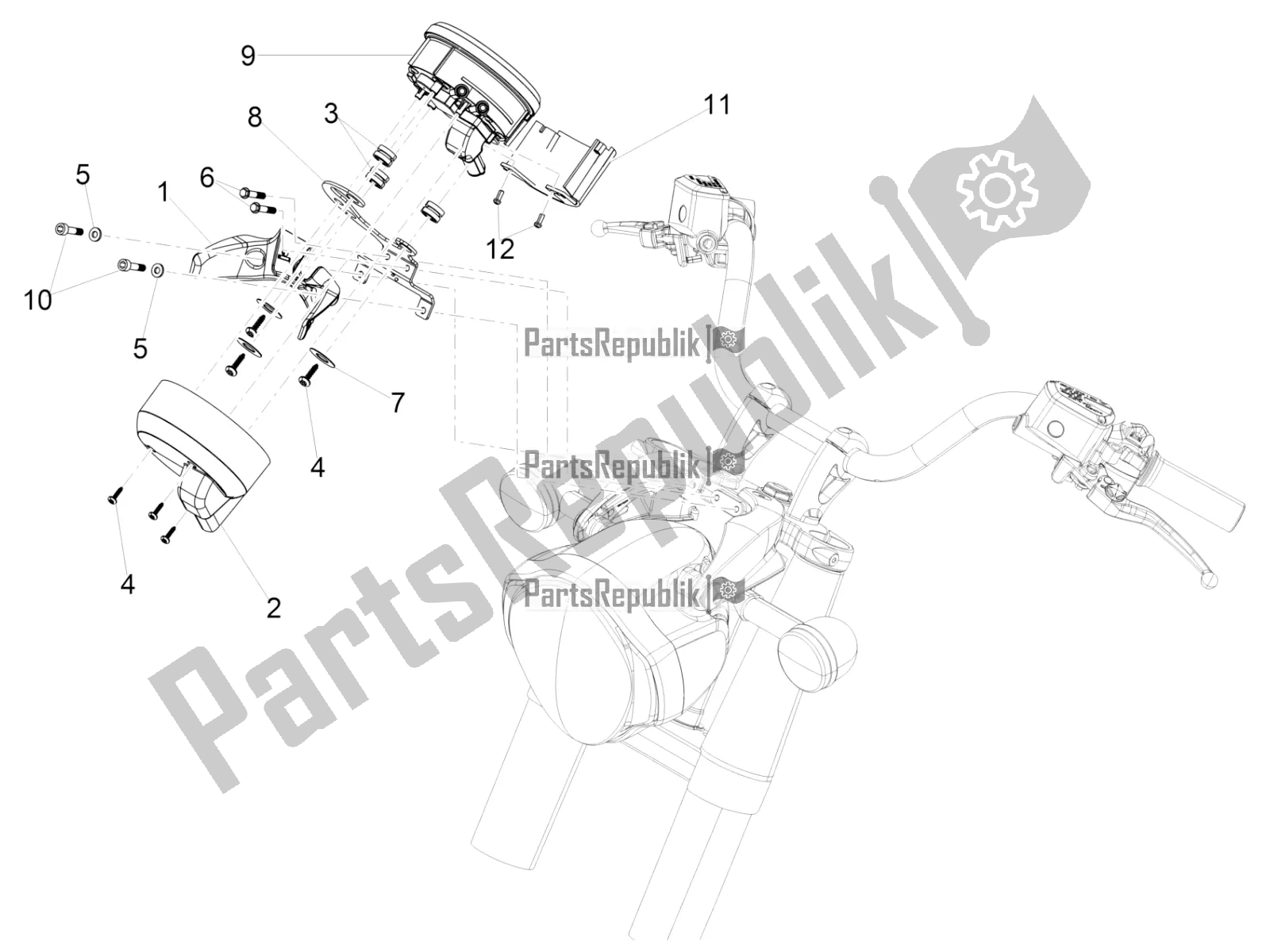 Toutes les pièces pour le Instruments du Moto-Guzzi Eldorado 1400 ABS Apac 2018