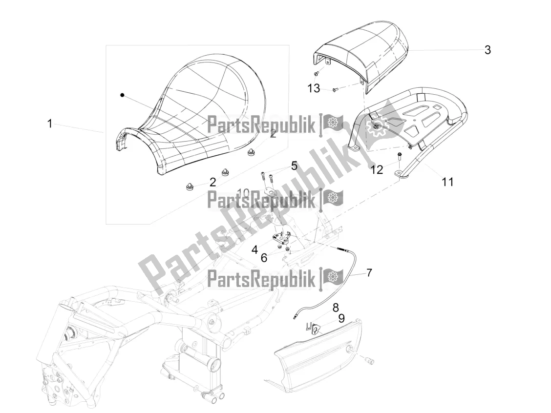 Toutes les pièces pour le Selle du Moto-Guzzi Eldorado 1400 ABS Apac 2019