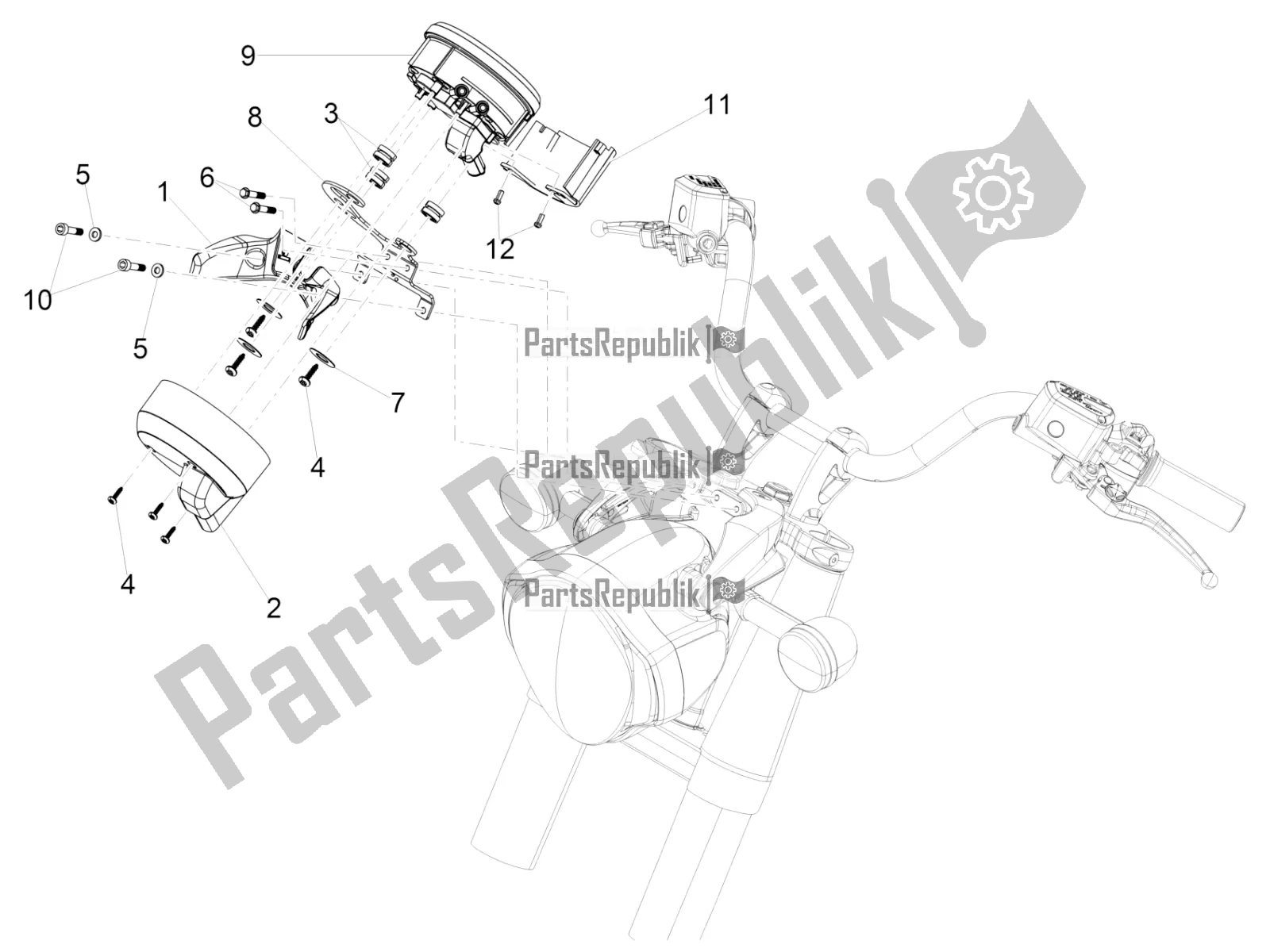 Todas las partes para Instrumentos de Moto-Guzzi Eldorado 1400 ABS Apac 2020