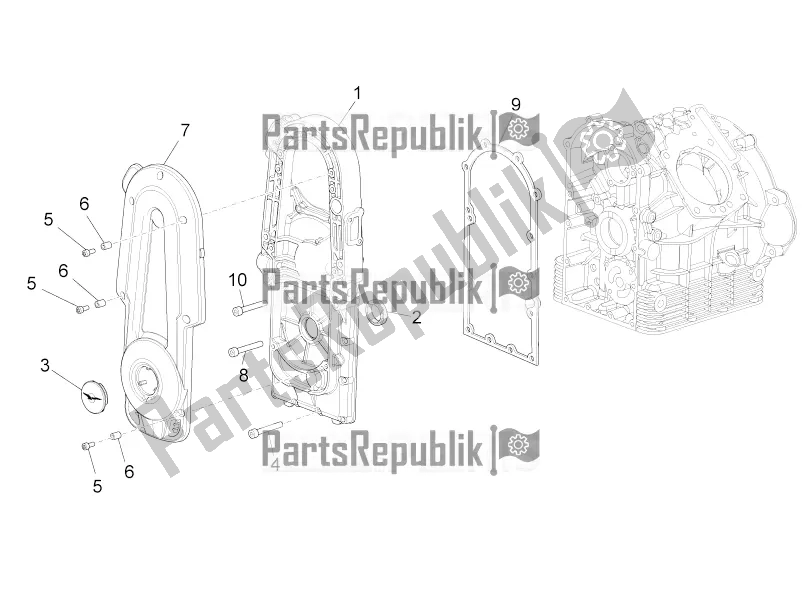 All parts for the Crankcases I of the Moto-Guzzi Eldorado 1400 ABS Apac 2021