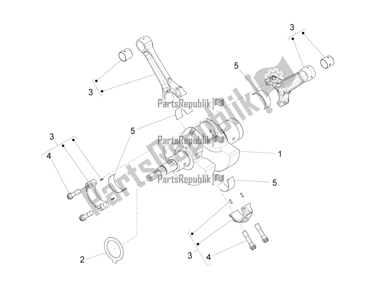 Toutes les pièces pour le Arbre De Transmission du Moto-Guzzi Eldorado 1400 ABS Apac 2021