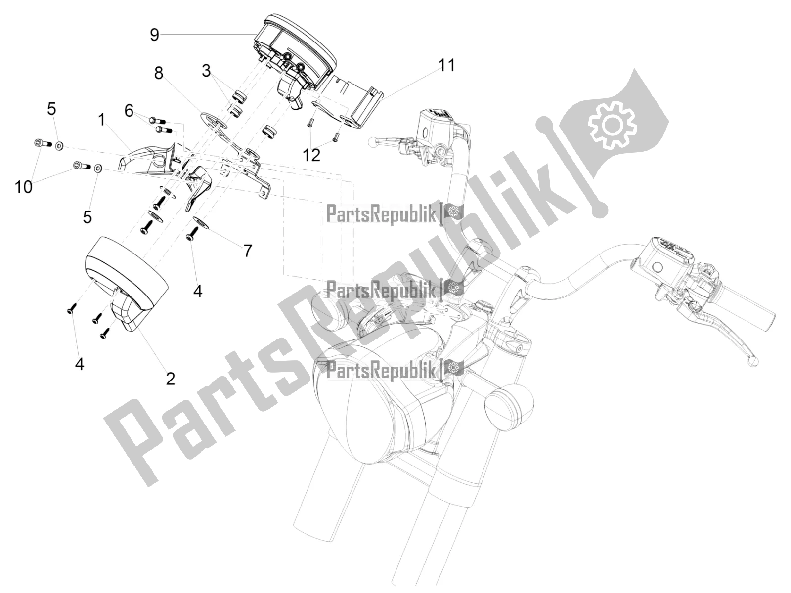 Wszystkie części do Instrumenty Moto-Guzzi Eldorado 1400 ABS Apac 2021