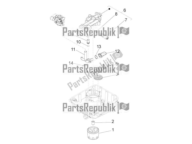 All parts for the Oil Filters of the Moto-Guzzi Eldorado 1400 ABS Apac 2021