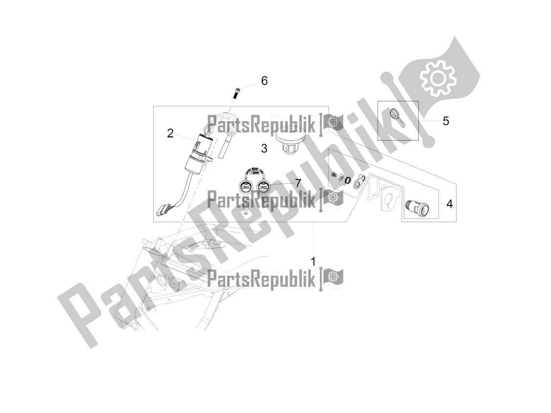 All parts for the Locks of the Moto-Guzzi Eldorado 1400 ABS USA 2019