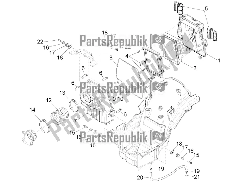 Todas las partes para Caja De Aire de Moto-Guzzi Eldorado 1400 ABS USA 2020