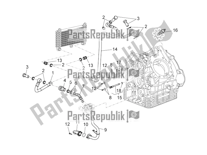 Toutes les pièces pour le Lubrification du Moto-Guzzi Griso 1200 8V S. E. 2016