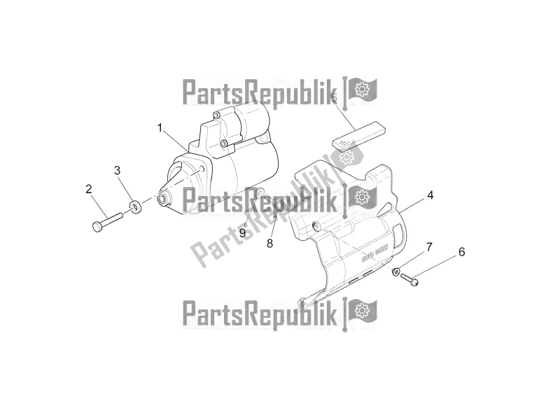 Toutes les pièces pour le Démarreur du Moto-Guzzi Griso 1200 8V S. E. 2016
