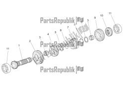 Primary gear shaft