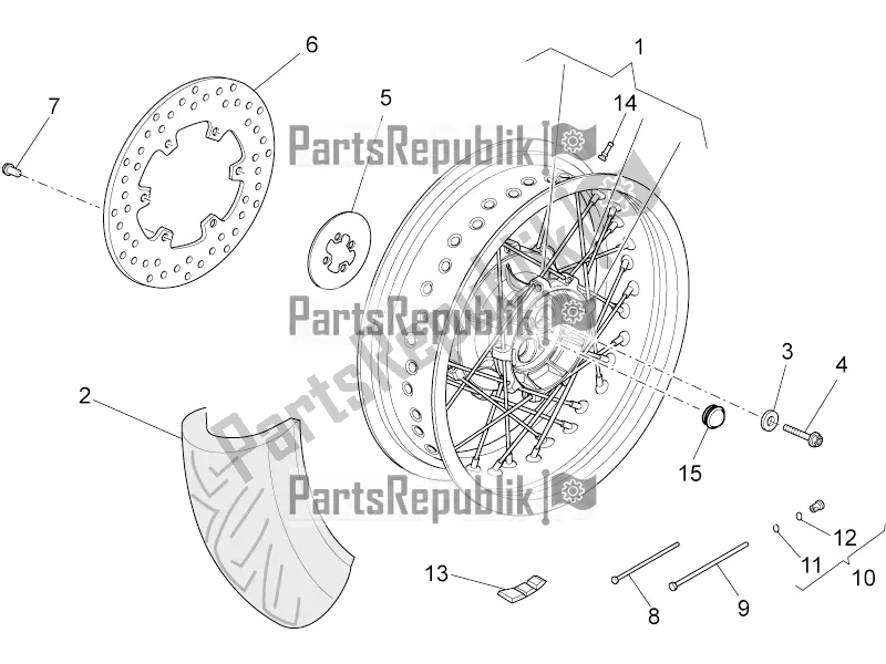 All parts for the Se Rear Wheel of the Moto-Guzzi Griso 1200 8V S. E. 2017