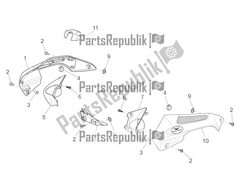 All parts for the Front Body - Duct of the Moto-Guzzi Griso 1200 8V S. E. USA 2016