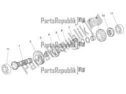 Primary gear shaft