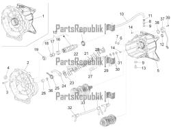 versnellingsbak / keuzeschakelaar / schakelnok