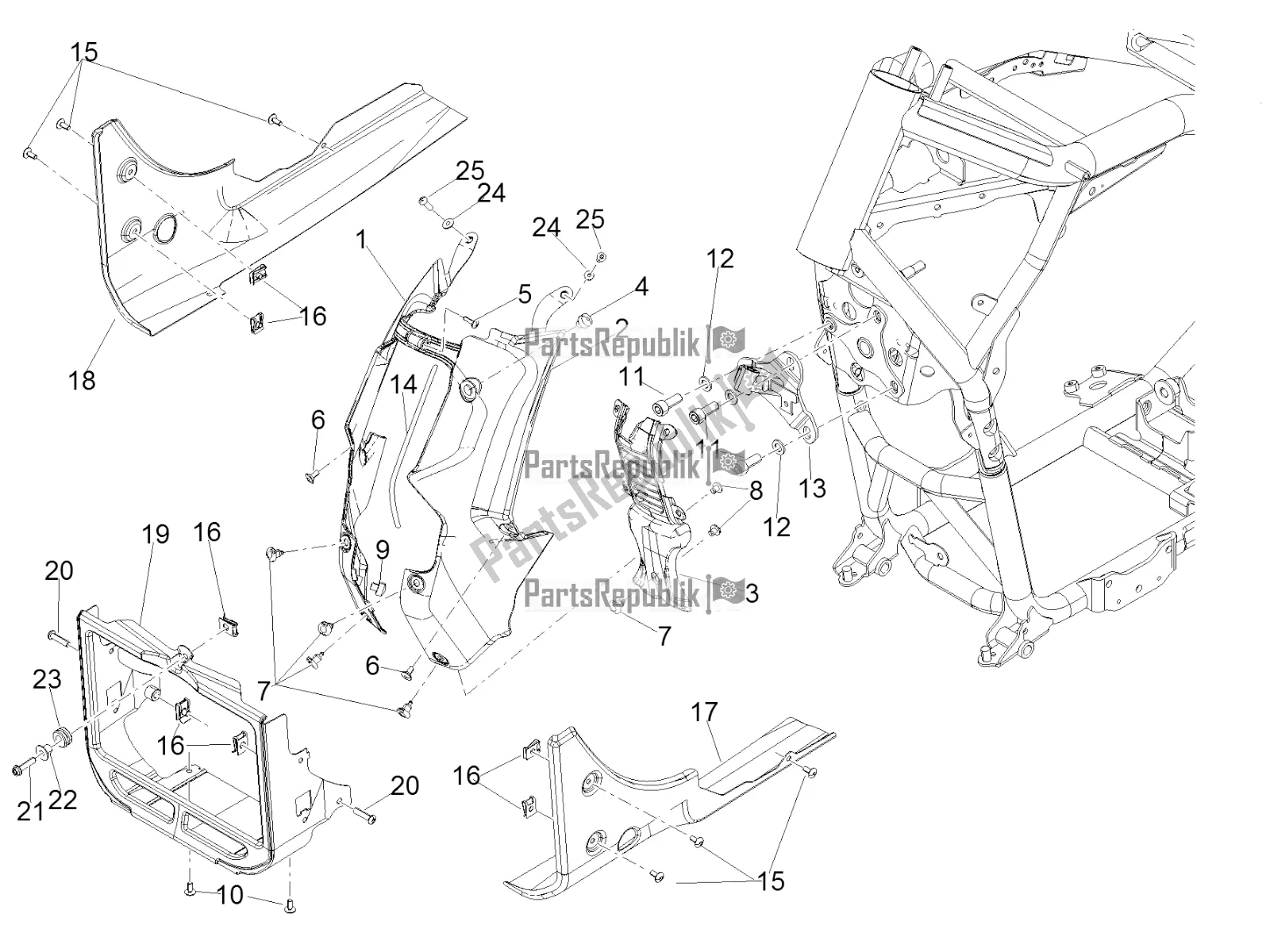 Toutes les pièces pour le Protection du Moto-Guzzi MGX 21 Flying Fortress 1400 ABS 2016