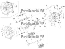 versnellingsbak / keuzeschakelaar / schakelnok