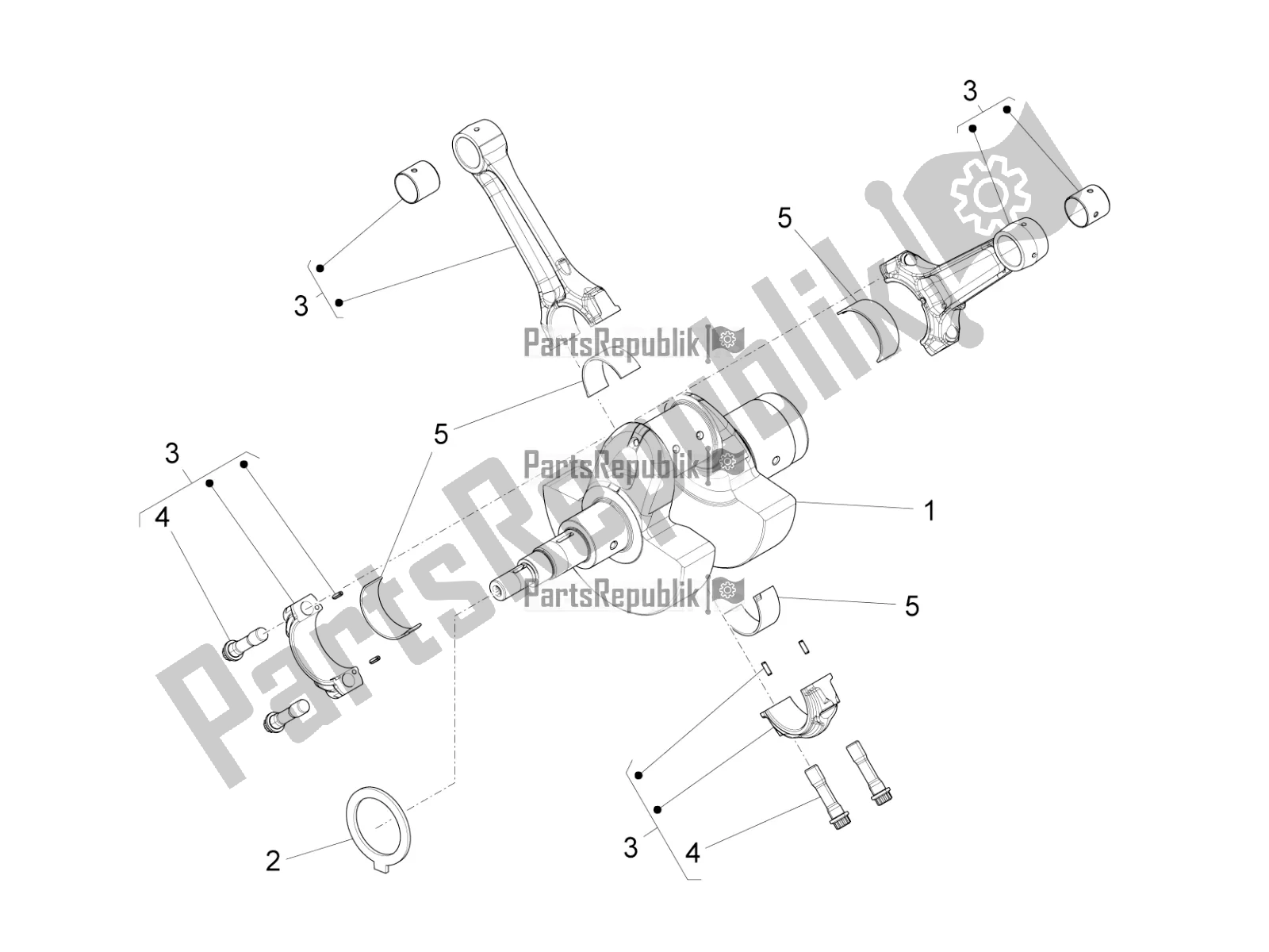 Todas las partes para Eje De Accionamiento de Moto-Guzzi MGX 21 Flying Fortress 1400 ABS 2019